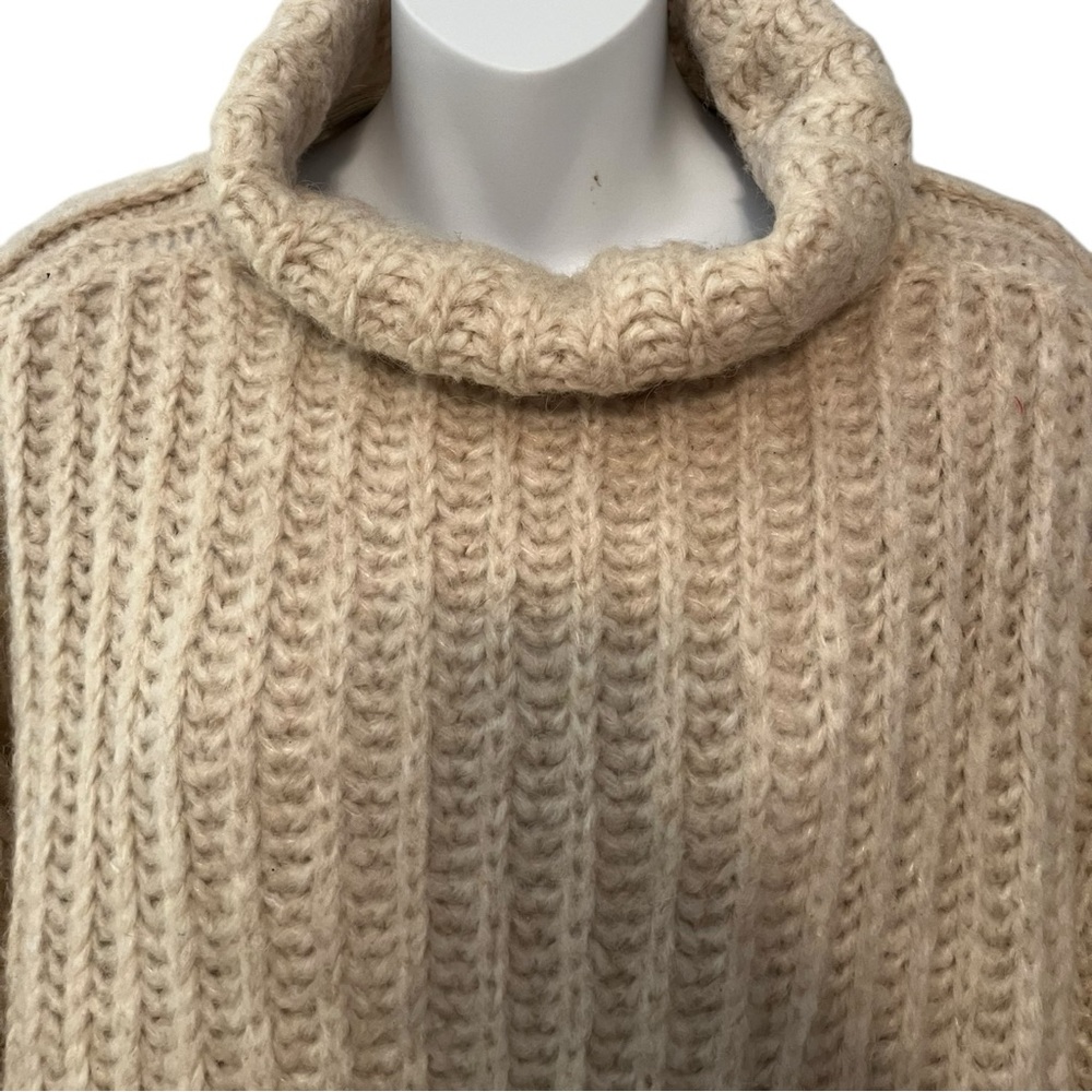 Free People Oversized Alpaca Wool Blend Cowl Sweater - Picture 2 of 8